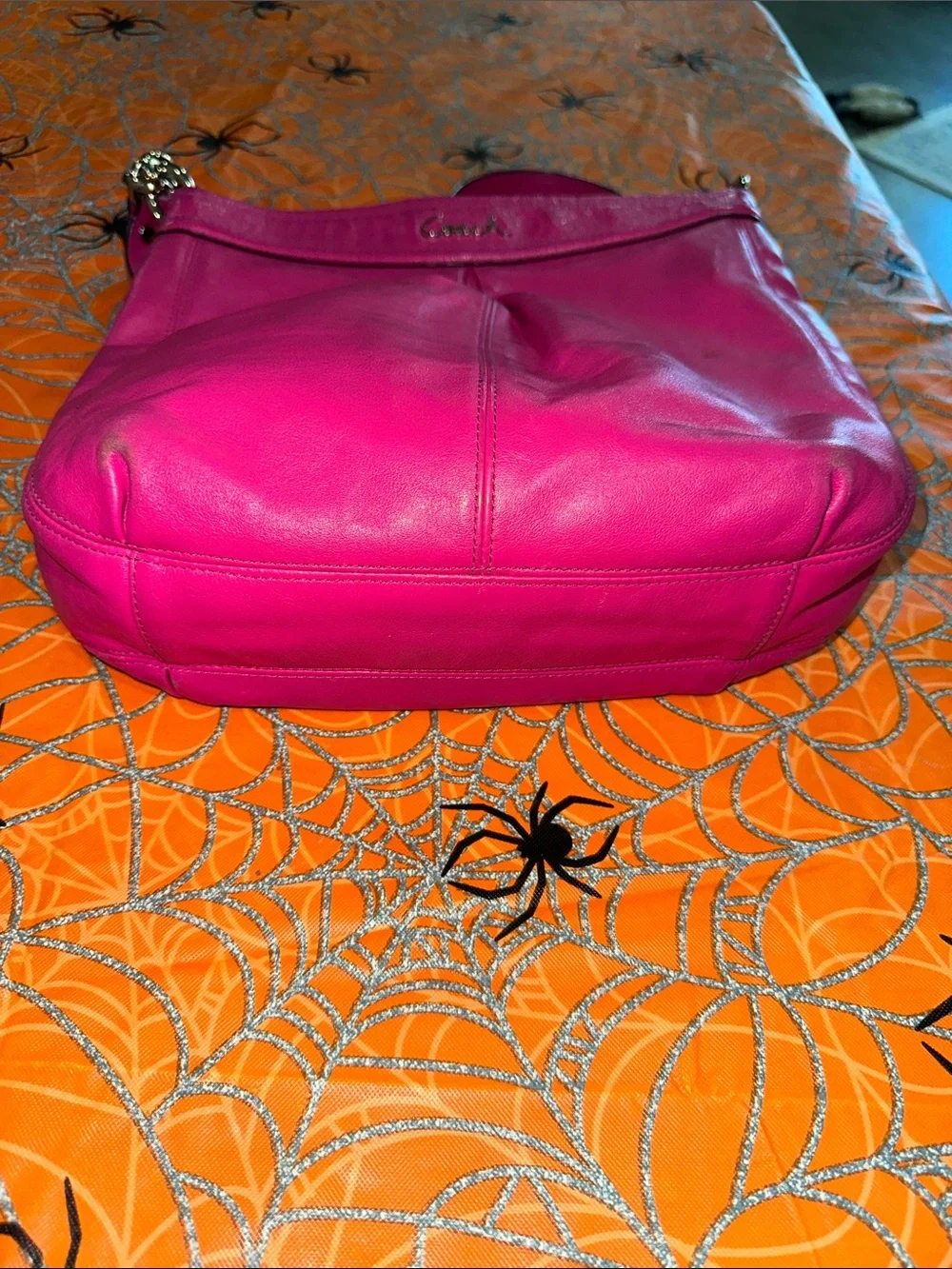 Coach pink leather